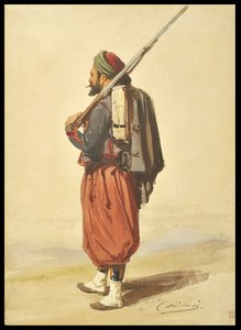 Zouave द्वारा अगस्टे डेलाक्रोइक्स