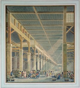 1808 से पहले &39;द वाइन हॉल&39; का दृश्य द्वारा अगस्टे हिबोन