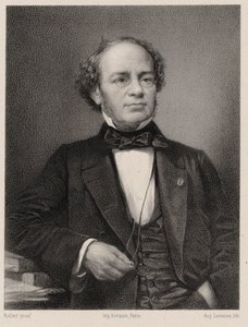 संगीतकार जैक्स फ्रॉमेंटल हैलेवी का पोर्ट्रेट 1799-1862। द्वारा अगस्टे लेमोइन