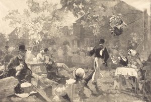 हीदर रोस्टर में, 1888। द्वारा अगस्टे लेपेरे