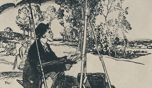 द लैंडसेपर, 1919 द्वारा अगस्टे लुई लेपेयर