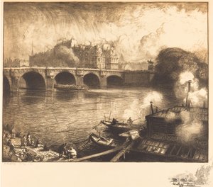 द पोंट नेफ, 1913। द्वारा अगस्टे लेपेरे