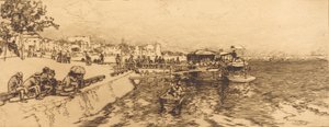 पियर ऑफ़ बर्सी एम्बरकाडेरे, क्वा डे बर्सी, 1891। द्वारा अगस्टे लेपेरे