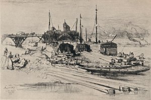 पब्लिक वेस्ट डंप, क्वाई डे ला गारे, 1915 द्वारा अगस्टे लुई लेपेयर