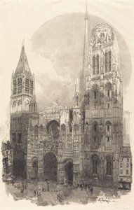 रूएन कैथेड्रल द कैथेड्रल ऑफ रूयन, 1888। द्वारा अगस्टे लेपेरे
