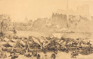 द ग्रेट एप्पल मार्केट द ग्रेट एप्पल मार्केट, 1891। द्वारा अगस्टे लेपेरे