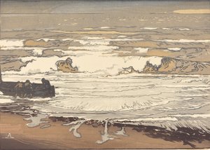 अनफर्ल्ड वेव्स, फ्लड ऑफ सितंबर, 1901 लेस वैग्यूस डिफरलेंट, 1901। द्वारा अगस्टे लेपेरे