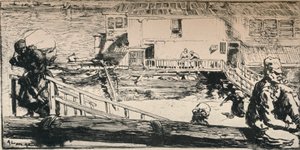 वाशिंग बोट, 1915 द्वारा अगस्टे लुई लेपेयर
