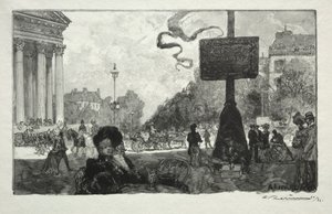 कॉर्नर ऑफ रुए रॉयल, 1890। द्वारा अगस्टे लुई लेपेयर