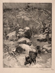 रोचे कुवियर चैटिलन, 1887। द्वारा अगस्टे लुई लेपेयर