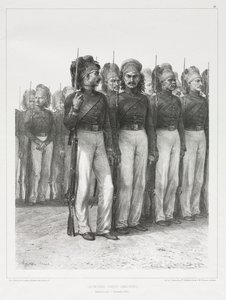 तुर्की इन्फैंट्री, शिकारी, 1837। द्वारा अगस्टे रैफेट