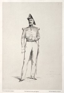 मार्शल बरक्वे डी&39;हिलर्स, 1859। द्वारा अगस्टे रैफेट