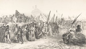 जस्ट-मिलियू पासिंग ला कैरिकेचर की भव्य समीक्षा, 30 अक्टूबर, 1832 ग्रैन..., अक्टूबर 1832
