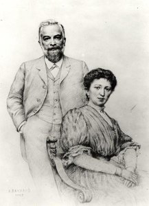 एडोल्फ गिरौदोन (1849-1929) और उनकी पत्नी, क्लेयर, 1907 द्वारा अगस्टे रायनौद