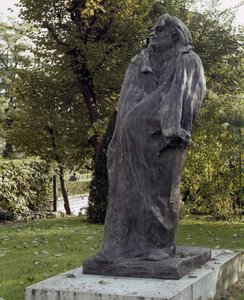 स्मारक होनोर डी बाल्ज़ाक (1799-1850) (कांस्य मूर्तिकला) द्वारा अगस्टे रोडिन
