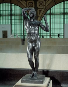 ऑगस्टे रोडिन (1840-1917) डिम द्वारा ब्रेज़ेन एज कांस्य मूर्तिकला। 178 x 59 x 61.5 सेमी. १८७७ के बाद। मुसी डी'ऑर्से, पेरिस द्वारा अगस्टे रोडिन