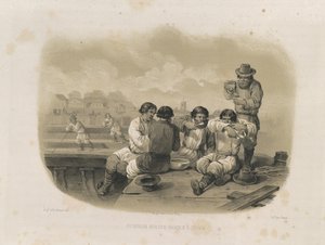 एक नाव पर बिल्डर्स: 1845 में सेंट आइजैक कैथेड्रल का निर्माण द्वारा अगस्टे डे मोंटेफ्रैंड