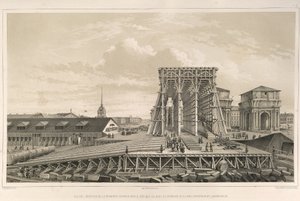 निर्माण पर पहला स्तंभ: सेंट इसाक कैथेड्रल का निर्माण, 1845
