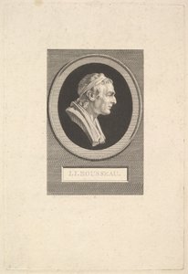 जीन-जैक्स रूसो का पोर्ट्रेट, 1801। द्वारा ऑगस्टिन डी सेंट औबिन