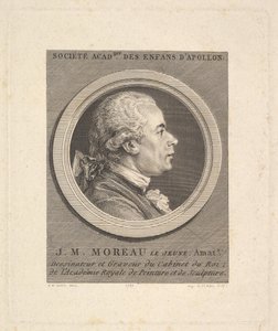 जीन-मिशेल मोरो का पोर्ट्रेट, 1787।