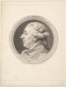 LF प्राल्ट, 1787 का पोर्ट्रेट। द्वारा ऑगस्टिन डी सेंट औबिन