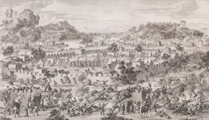 तोंगुज़्लुक की लड़ाई, 1773। द्वारा ऑगस्टिन डी सेंट औबिन