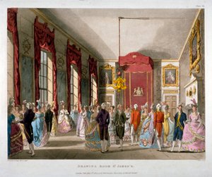 सेंट जेम्स पैलेस, वेस्टमिंस्टर, लंदन में ड्राइंग रूम, 1809