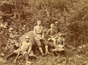 हंट के बाद आर्चड्यूक फ्रांज फर्डिनेंड, श्रीलंका c.1892 द्वारा ऑस्ट्रियाई स्कूल