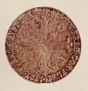 सम्राट फ्रांसिस द्वितीय (ऑस्ट्रिया के फ्रेंकोइस प्रथम या पवित्र साम्राज्य के फ्रेंकोइस द्वितीय) (1768-1835) 1797 डायम के ऑस्ट्रियाई सिल्वर थेलर (तालेर)। 4 सेमी नेपल्स, म्यूजियो आर्कियोलॉजिको द्वारा ऑस्ट्रियाई स्कूल
