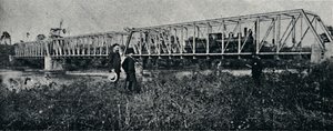 1895 में रियो पार्डो पर ईएफ मोगना ब्रिज