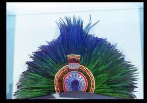 हेडड्रेस (पंख) द्वारा एज़्टेक