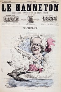 कार्टून जूल्स मिशेलेट - "" ले हैनेटन "" 08/08/1867 . में गेदोन द्वारा द्वारा बारिल गेदोन