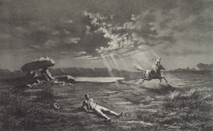 जॉर्ज सैंड (1804-76) 1858 द्वारा लीजेंड्स रस्टीक्स का चित्रण द फोलेट डीपनेल द्वारा मौरिस रेत