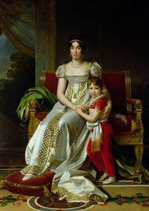 होर्टेंस डे बेहरैनिस (1783-1837) हॉलैंड की रानी और उसका बेटा, नेपोलियन चार्ल्स बोनापार्ट (1802-07) 1806 द्वारा बैरन फ्रांस्वा पास्कल साइमन जेरार्ड