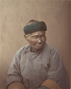 [एक पुरानी चीनी महिला का चित्र], 1870।
