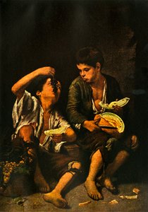 फल खाने वाले लड़के, 1645, 1938