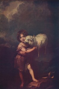 सेंट जॉन और मेम्ने, 1660-5, c1900 द्वारा बार्टोलोमे एस्टेबन मुरिलो