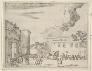 पोप अर्बन VIII और ड्यूक ऑफ पार..., 1659 के बीच एक समझौते के लिए फ्रांसेस्को आई डी'एस्टे हस्तक्षेप करता है। द्वारा बार्टोलोमो फेनिस