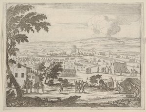 फ्रांसेस्को आई डी'एस्टे को पाविया के तहत एक गोली का नश्वर झटका लगा और ..., 1659 में पीछे हट गया। द्वारा बार्टोलोमो फेनिस