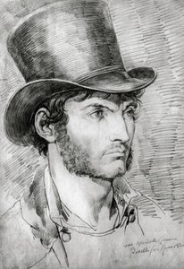 पुरुष चित्र (सच्चा रोमन), बार्टोलोमो पिनेली द्वारा चित्रित (1781-1835) द्वारा बार्टोलोमो पिनेली
