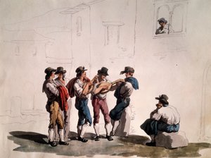 सेरेनेड, बार्टोलोमो पिनेली (1781-1835), इटली द्वारा द्वारा बार्टोलोमो पिनेली