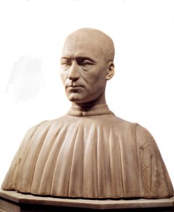 फिलिप स्ट्रोज़ी (या फ़िलिपो) (1489-1538) की बस्ट, इतालवी condottiere और राजनीतिज्ञ। बेनेडेटो दा माइआनो (1442-1497) 15वीं सदी के पेरिस, लौवर संग्रहालय द्वारा संगमरमर की मूर्ति।