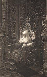 महारानी विक्टोरिया, 1901। द्वारा बेंजामिन कॉन्स्टेंट