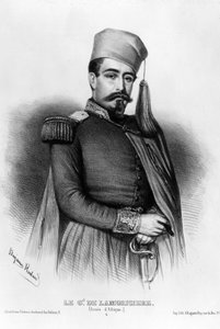 लुई जुकॉल्ट डी लैमोरिसिएरे का पोर्ट्रेट (1806-1865), फ्रांसीसी जनरल (ड्राइंग) द्वारा बेंजामिन रौबौद