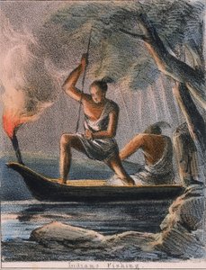 इंडियन फिशिंग, c1845