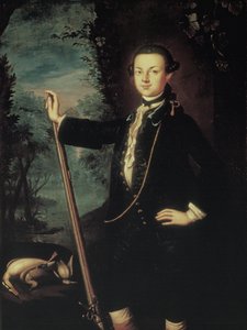 थॉमस मिफ्लिन (1744-1800), c.1757-59 (कैनवास पर तेल) द्वारा बेंजामिन पश्चिम