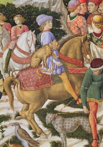 Giuliano deMedici 1453-78 का पोर्ट्रेट, चैपल में मैगी चक्र की यात्रा से विस्तार, 70601 के c.1460 फ्रेस्को विस्तार द्वारा बेनोज़ो डी लेस डि सैंड्रो गूज़ोली