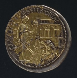 पदक एक अलैहिस्सालिक चित्र का चित्रण, 1533 (18062 के विपरीत) द्वारा बेनवेन्यूटो सेलिनी