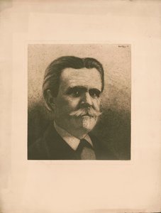संगीतकार विंसेंट डी'इंडी का पोर्ट्रेट 1851-1931, 1910। द्वारा बर्न क्लेन