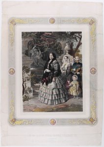 तीन मुख्य ISABEL II। और उसकी बेटी के रूप में उसकी बेटी सबसे आगे है द्वारा बर्नार्डो ब्लैंको वाई पेरेज़